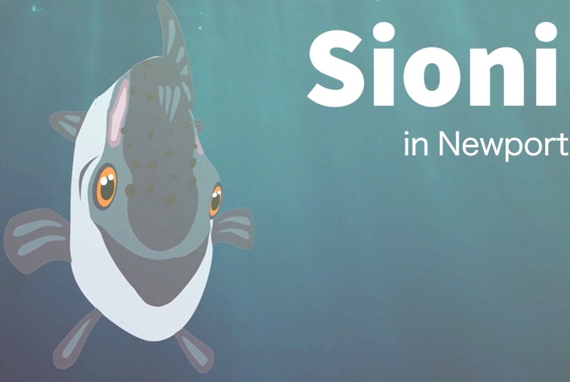 Sioni The Salmon In Newport!