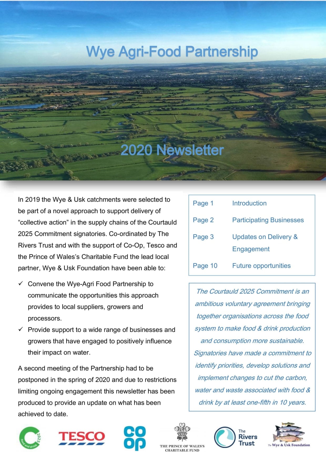 The 2020 Wye Agri Food Partnership Newsletter